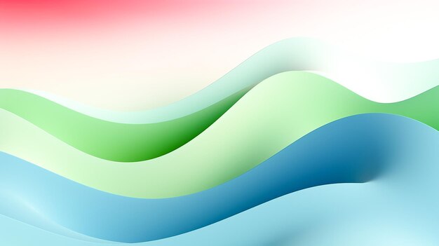 vector rainbow flowing wavy background Generated by AI