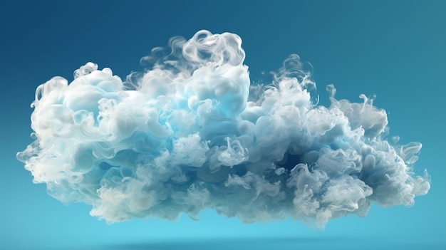 Vector realistic isolated cloud background