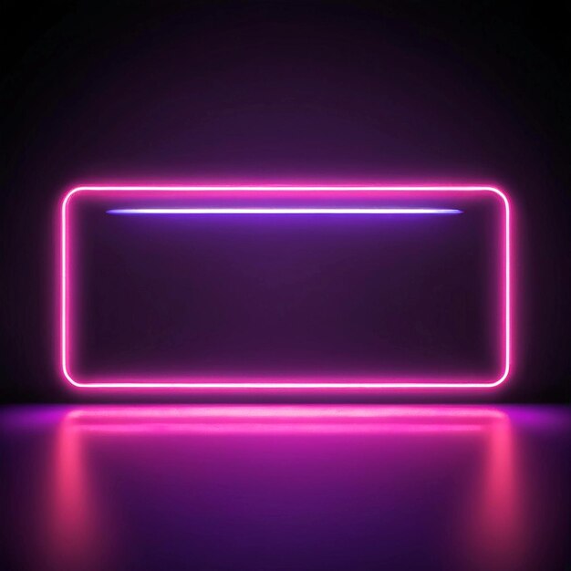 Vector realistic neon lights background