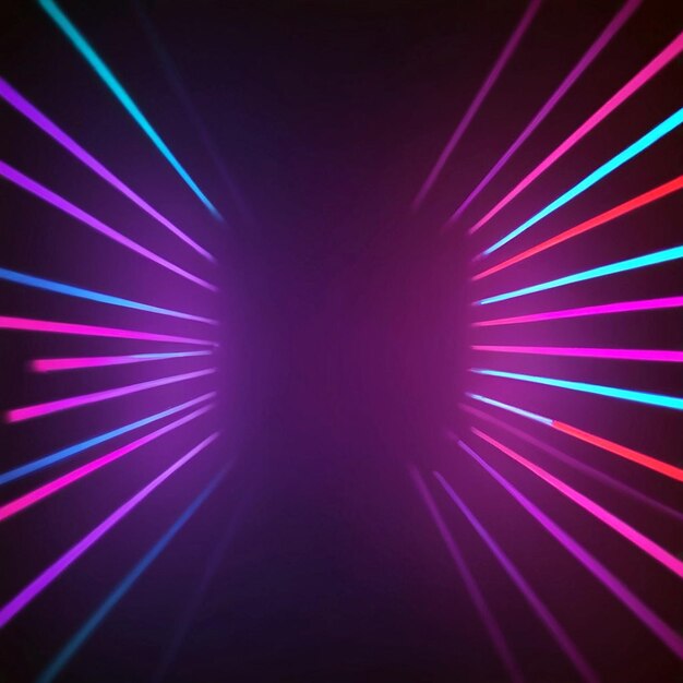 Vector realistic neon lights background