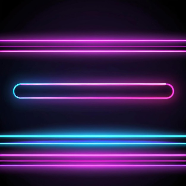 Vector realistic neon lights background