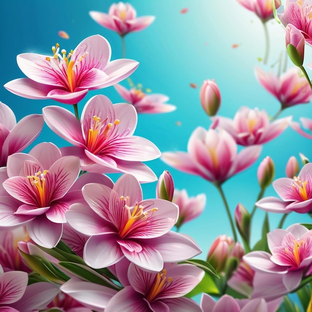 Vector realistic spring background