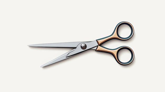 Vector Scissors Illustration For Modern Wall Art