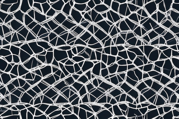 Векторный бесшовный рисунок Нерегулярная абстрактная текстура сетки Свободная ручная решетка