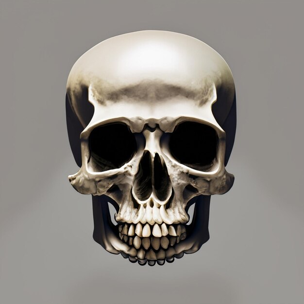 Vector skull vector logo and illustrationDay Of The Dead
