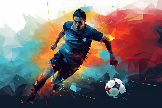 Photo vector soccer background