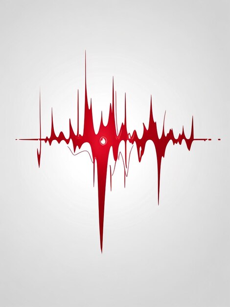 Photo vector sound waves background