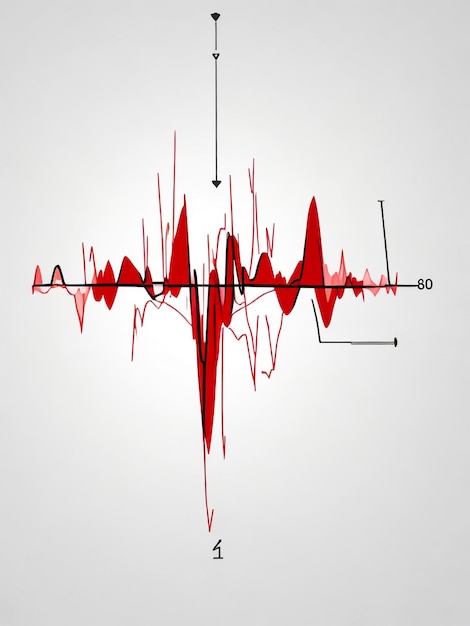 Photo vector sound waves background