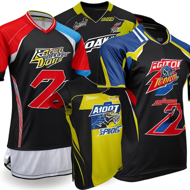 Vector sports jerseys racing jerseys running jerseys