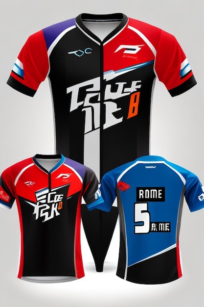 Vector sports jerseys racing jerseys running jerseys