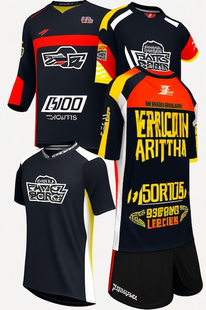 Photo vector sports jerseys racing jerseys running jerseys