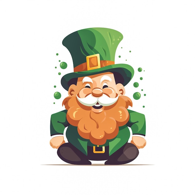 Vector of St Patrick face