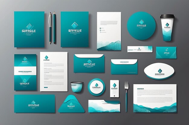 vector style template design set