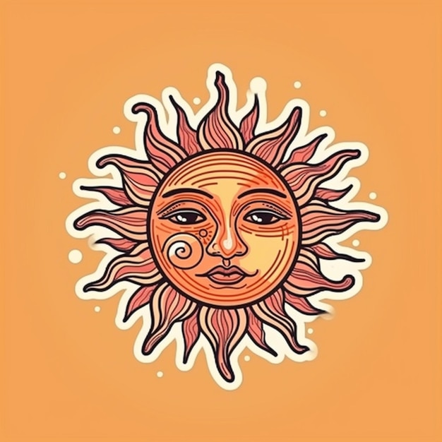 vector of the sun