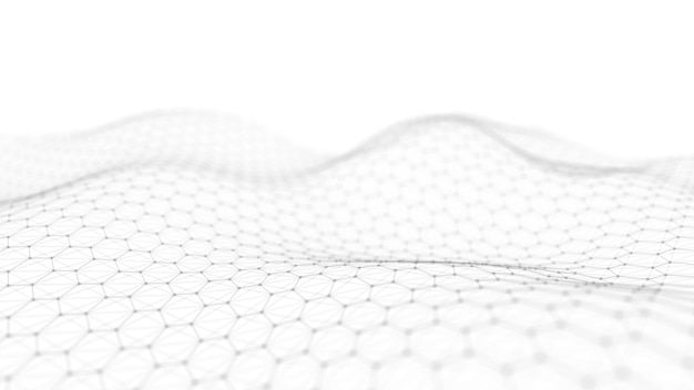 Vector technische achtergrond Plexus effect Abstracte veelhoekige achtergrond met aansluitende punten en lijnen Verbindingstechnologie achtergrond
