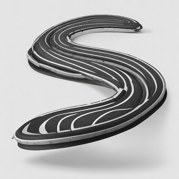 vector tire track impression on white background