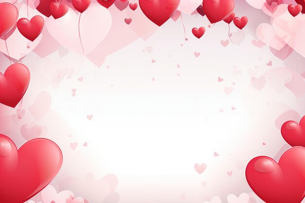 vector valentines day celebration photocall template