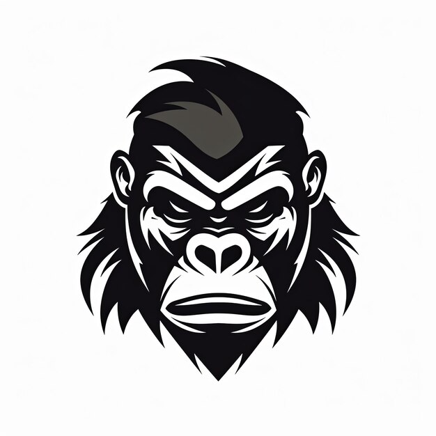 Vector van gorilla mascotte logo ontwerp