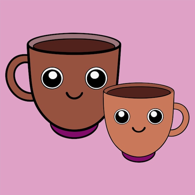 Vector van het koffiekopje
