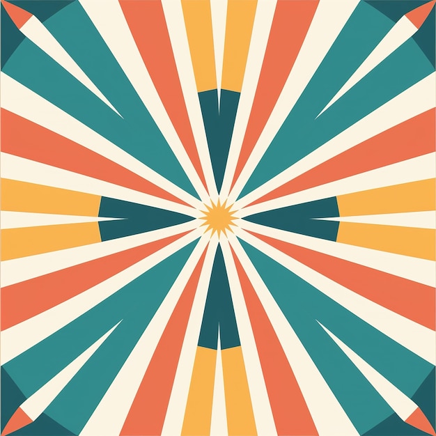 Vector van vintage starburst