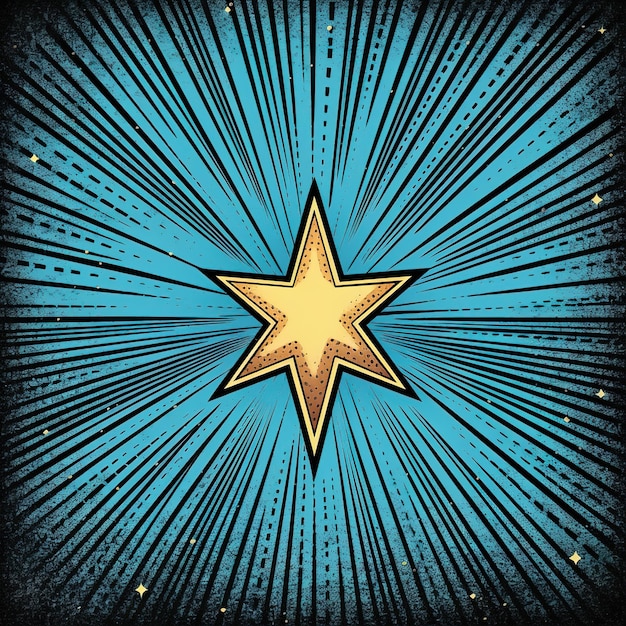 Vector van vintage starburst