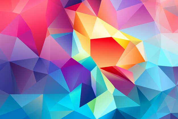 vector vector abstract colorful low poly triangle shapes