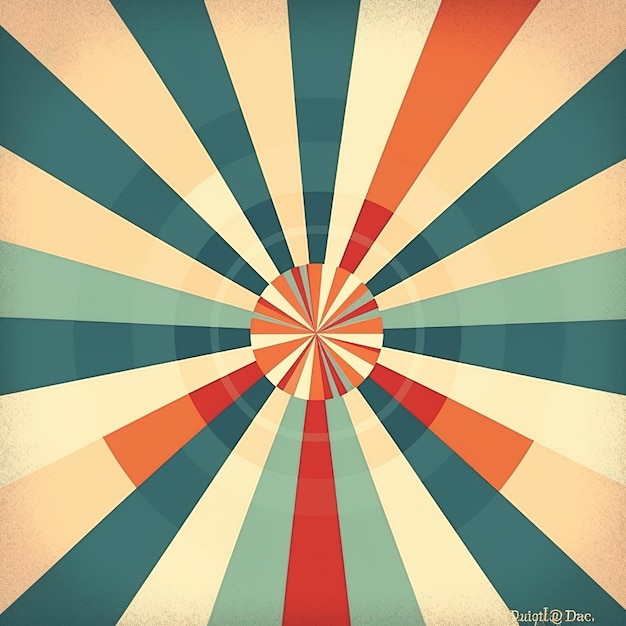 Vector of vintage starburst