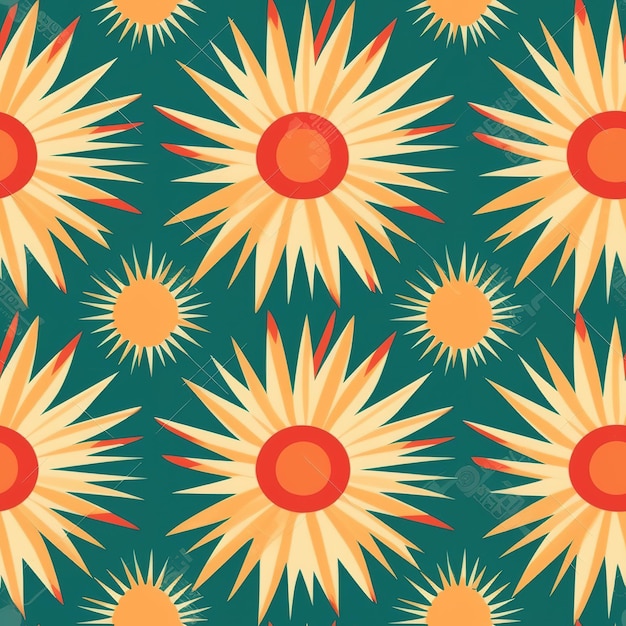 Vector of vintage starburst