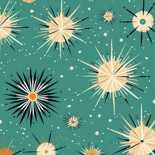 Vector of vintage starburst