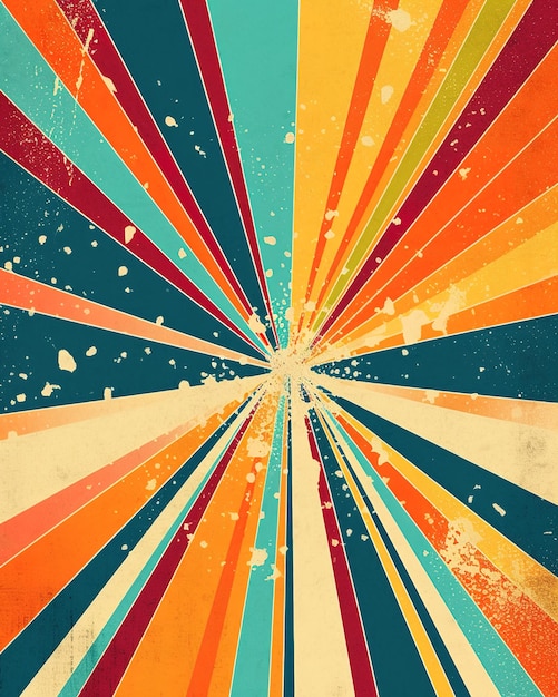 Vector of vintage starburst