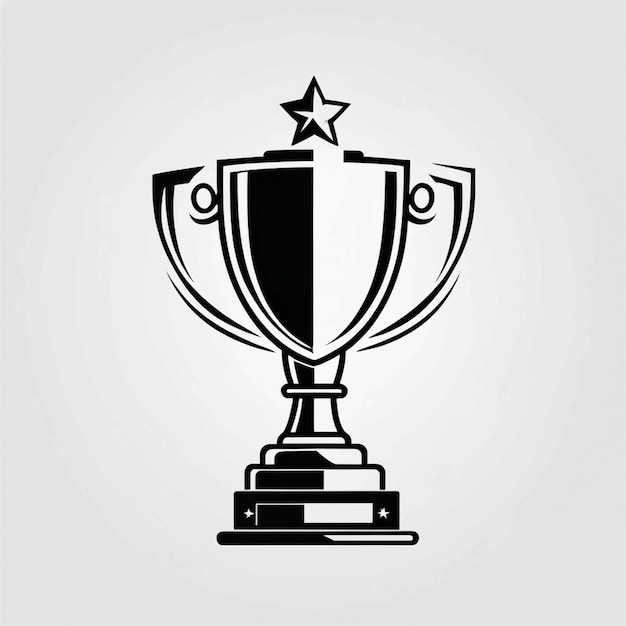 Foto vector vlakke icoon van de trofee