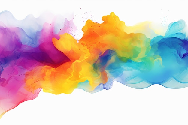 vector watercolor stains abstract background