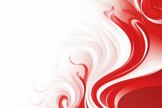 Photo vector waving red and white background for indonesia independence day design