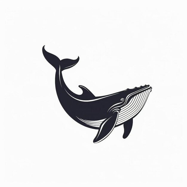 Vector Whale Illustration