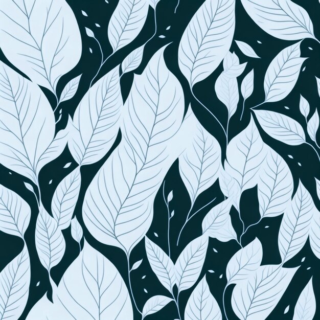 Photo vector white nature leaves minimal background