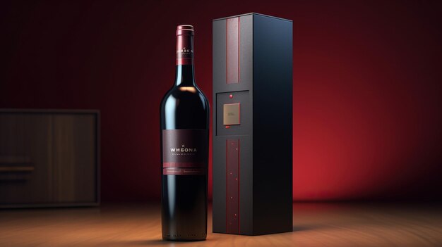 Foto vector wijnontwerp wijn ontwerp wijn mockup