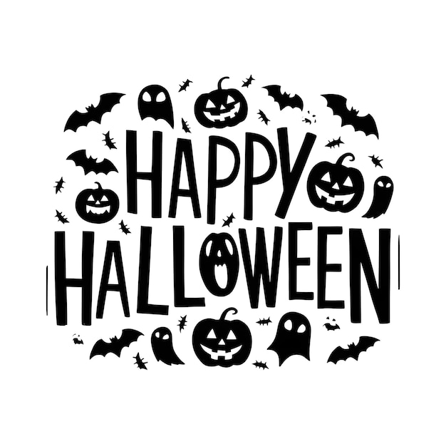 Vectorformaat voor Nightmarish Halloween Day