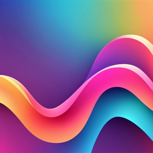 Vectorgradiënt 3d abstracte achtergrond