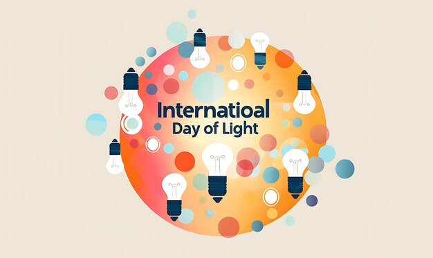 Vectorgrafiek voor de Internationale Dag van het Licht