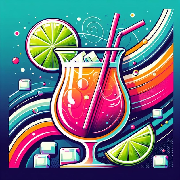 vectorillustratie van drank