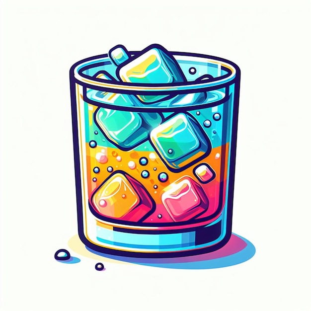 vectorillustratie van drank