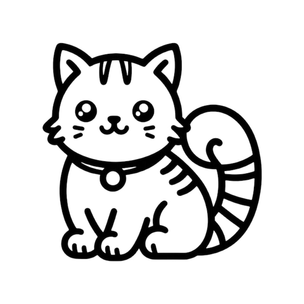 Vectorillustratie van een kat die voetbal speelt