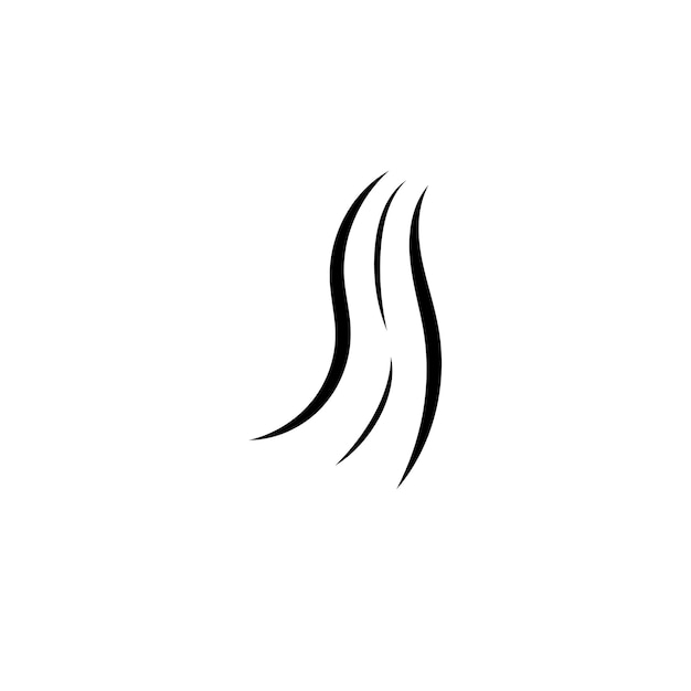Vectorillustratie van het logo van de haargolf