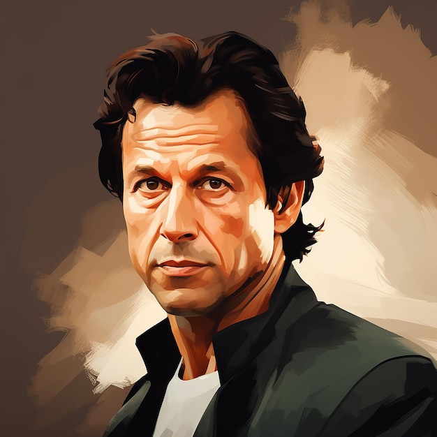 Vectorillustratie van Imran Khan