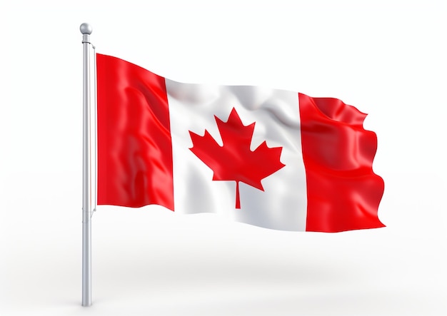 Vectorized flag of Canada design