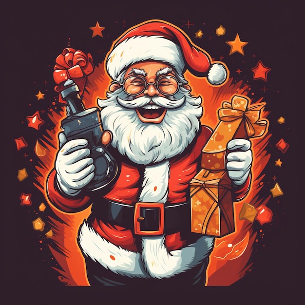 Vectorkerstman