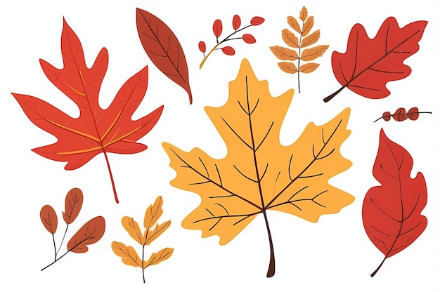 vectorpatroon Herfstbladeren esdoornbladeren droge esdoornbladen herfstbladeren