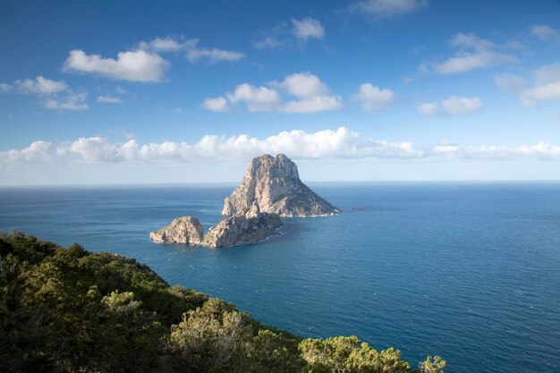 Vedra Island and Landscape in Ibiza, Spain