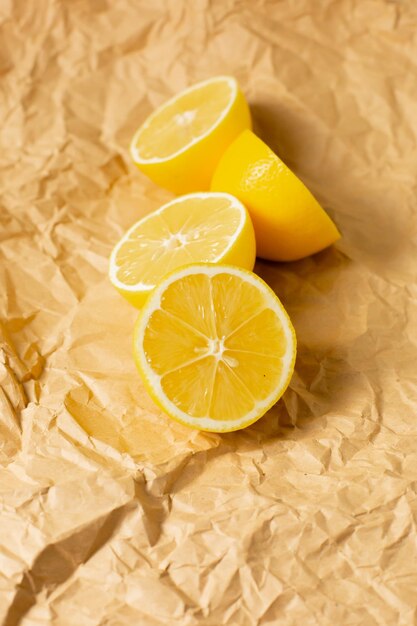 Foto veel gele citroenen sappig gezond zuur