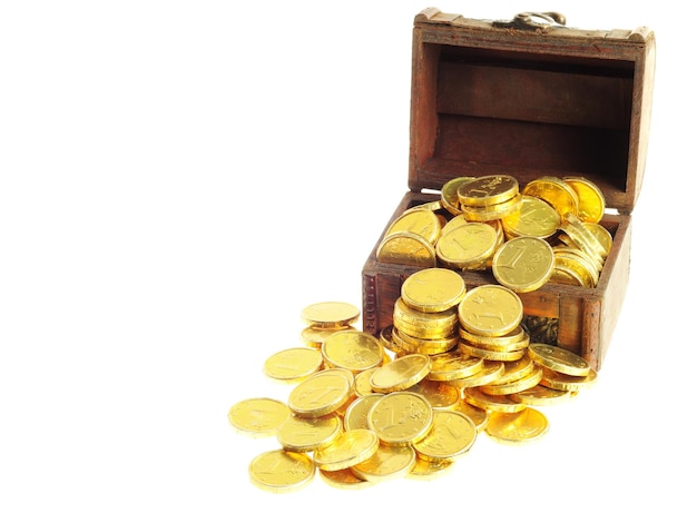 Veel gouden munten